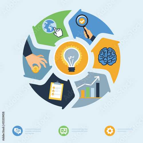 Vector: Vector business start up concept Vector business start up concept