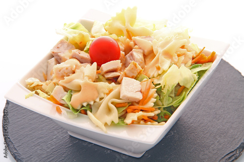 Photo: Blancs de poulet en salade Blancs de poulet en salade