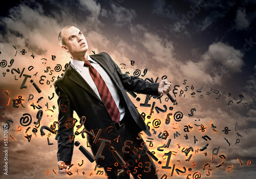 Photo: Businessman in anger Businessman in anger