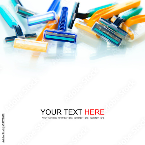 Photo: Colorful razor Colorful razor