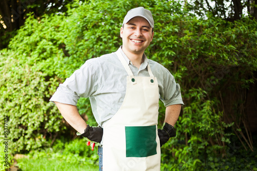 Photo: Gardener portrait Gardener portrait