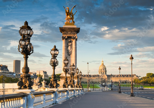 Photo: Pont Alexandre III, Paris, France Pont Alexandre III, Paris, France