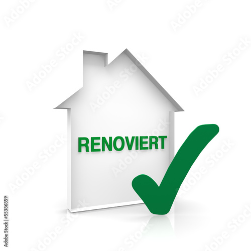 Illustration: haus, immobilien, renovieren, haus, immobilien, renovieren,