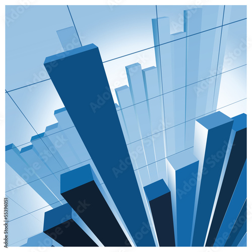 Vector: financial chart financial chart