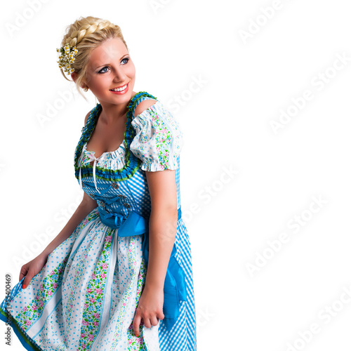 Photo: attraktive junge Frau im Dirndl attraktive junge Frau im Dirndl