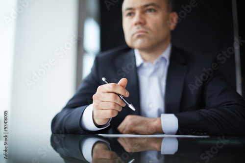 Photo: Man at workplace Man at workplace