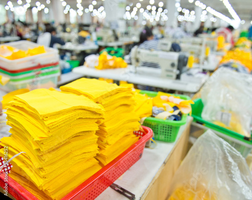 Photo: Industrial size clothes factory Industrial size clothes factory