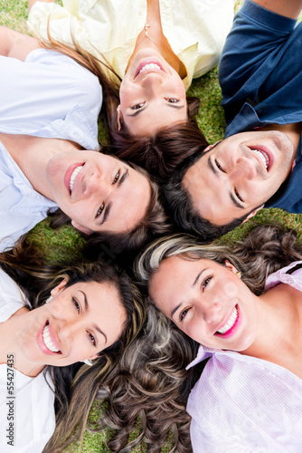 Photo: Happy group of friends Happy group of friends