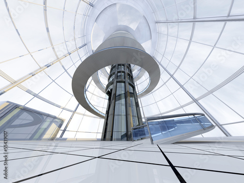 Illustration: Futuristic Architecture Futuristic Architecture