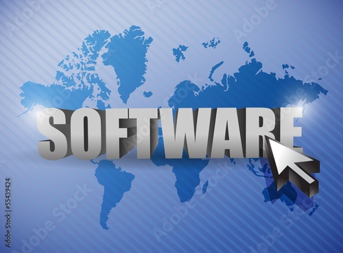Illustration: software and cursor illustration design software and cursor illustration design