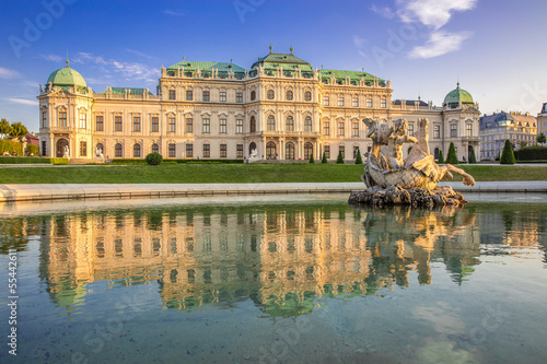 Photo: Schloss Belvedere zur Sommerzeit, Wien Schloss Belvedere zur Sommerzeit, Wien