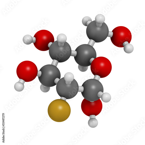 Illustration: Fludeoxyglucose 18F (fluorodeoxyglucose 18F, FDG) cancer imaging Fludeoxyglucose 18F (fluorodeoxyglucose 18F, FDG) cancer imaging