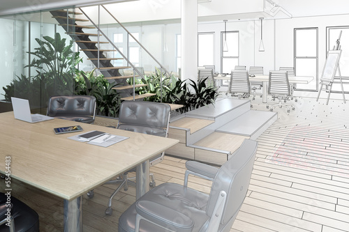 Illustration: Consulting Office (drawing) Consulting Office (drawing)