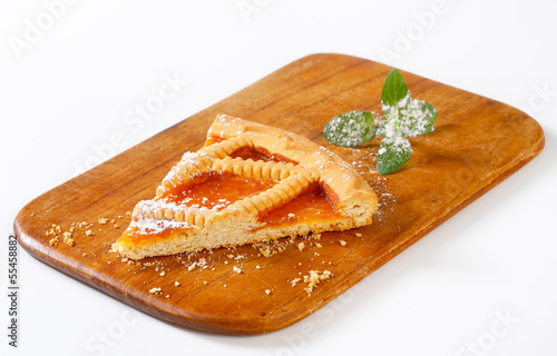 Photo: Lattice topped apricot tart Lattice topped apricot tart