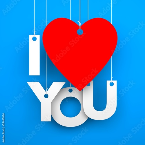 Illustration: I love you I love you