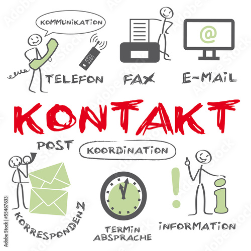 Vector: Kontakt, Business Communication, Post Kontakt, Business Communication, Post