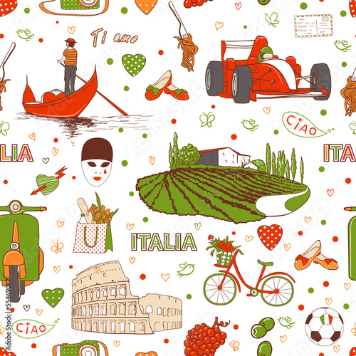 Vector: Italy pattern Italy pattern