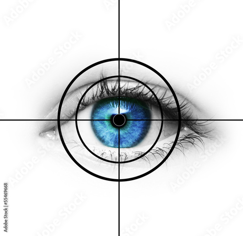 Photo: Auge im Fadenkreuz Auge im Fadenkreuz