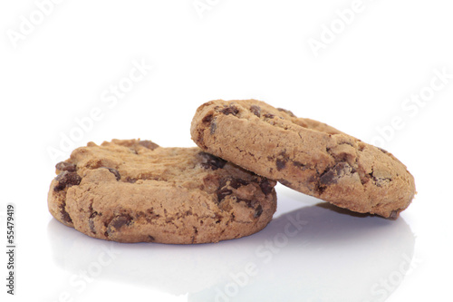 Photo: 2 cookies auf einander isoliert 2 cookies auf einander isoliert