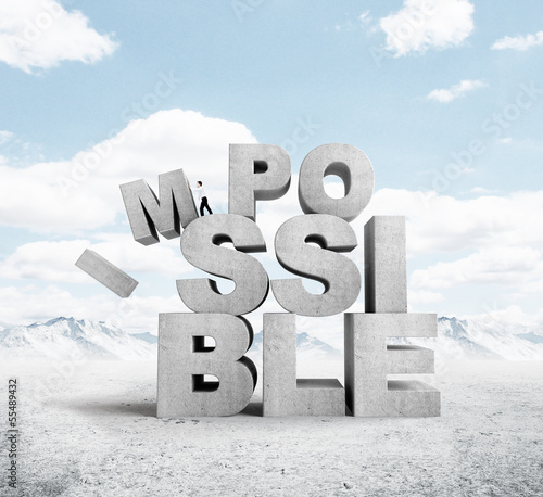Photo: impossible concept impossible concept