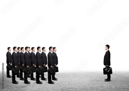 Photo: many businessmen many businessmen