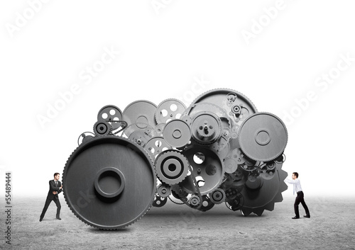 Photo: two businessman two businessman