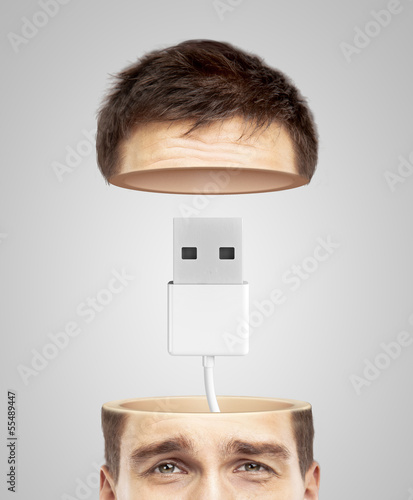 Photo: half head and usb half head and usb