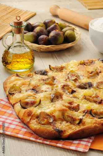 Photo: Focaccia fichi e gorgonzola Focaccia fichi e gorgonzola