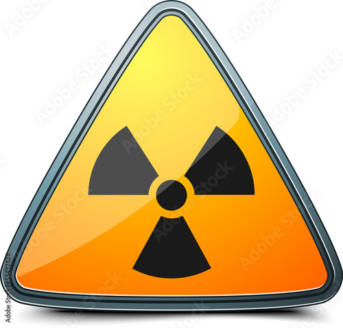 Vector: Radiation sign Radiation sign