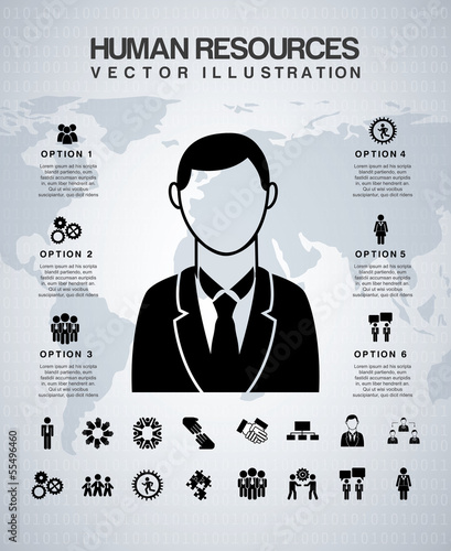 Vector: human resources human resources