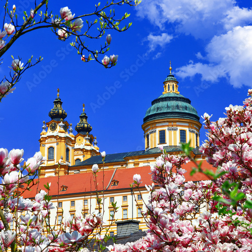 Photo: Benedictine abbey in Melk, Austria Benedictine abbey in Melk, Austria