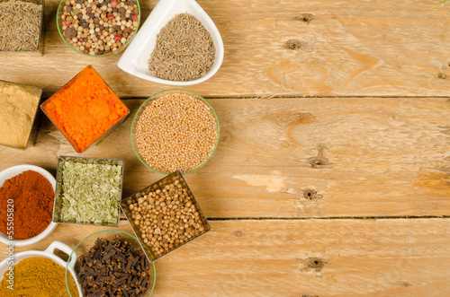 Photo: Spices background Spices background