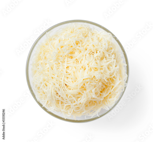 Photo: Grated cheese. Grated cheese.