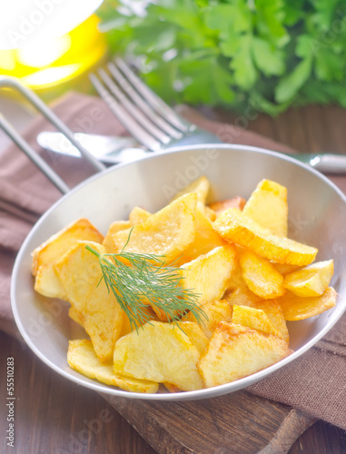 Photo: fried potato fried potato