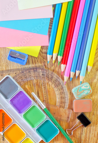 Photo: school supplies school supplies