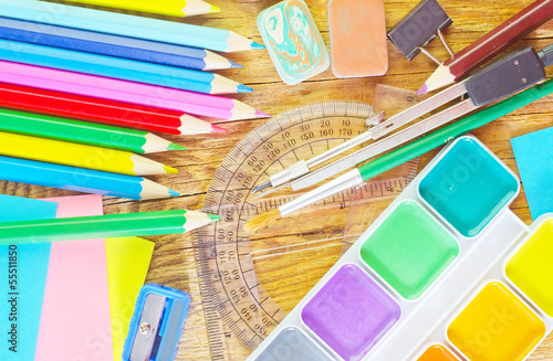 Photo: school supplies school supplies