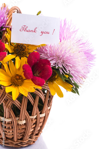 Photo: bouquet of asters bouquet of asters