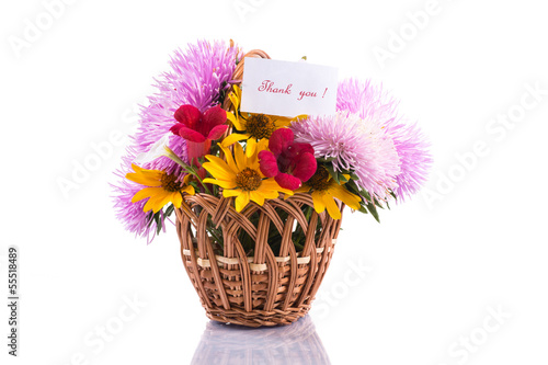 Photo: bouquet of asters bouquet of asters