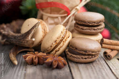 Photo: Weihnachtszeit, Macarons Weihnachtszeit, Macarons