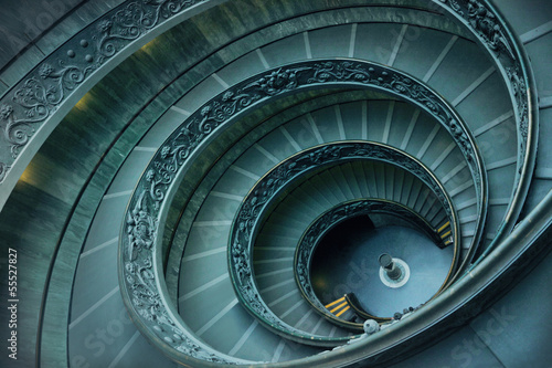 Photo: Spiral stairs in Vatican Spiral stairs in Vatican