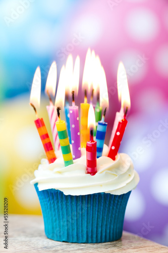 Photo: Birthday cupcake Birthday cupcake