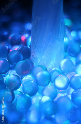 Photo: Colorful fiber optical. Colorful fiber optical.