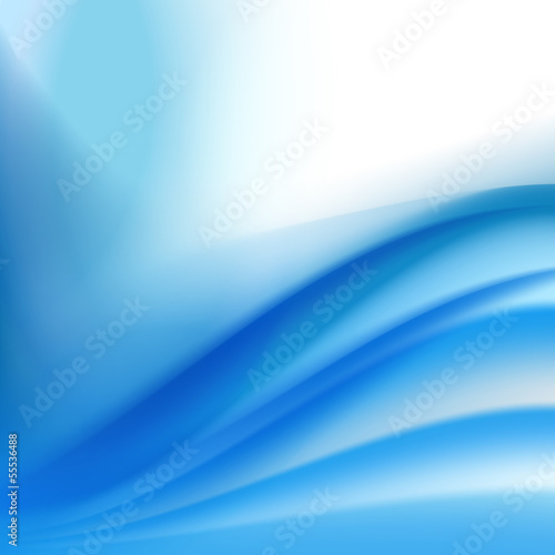 Vector: abstract blue background with folding waves abstract blue background with folding waves