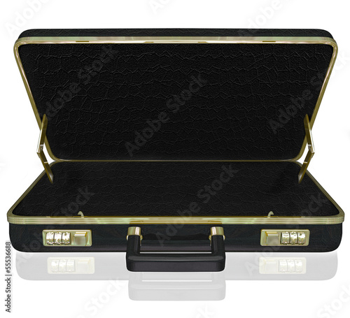 Illustration: Empty Briefcase Copyspace Your Contents Inside Empty Briefcase Copyspace Your Contents Inside