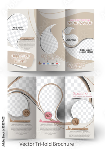 Vector: Tri-Fold Corporate Business Store Brochure Design Tri-Fold Corporate Business Store Brochure Design