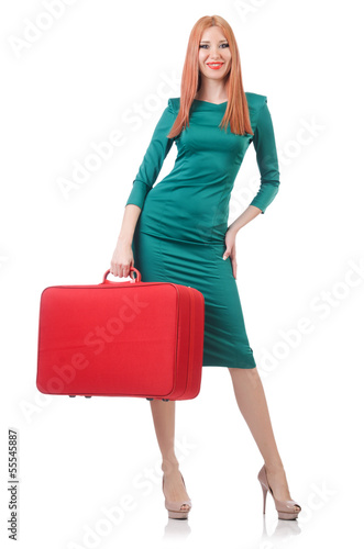 Photo: Young woman preparing for vacation Young woman preparing for vacation