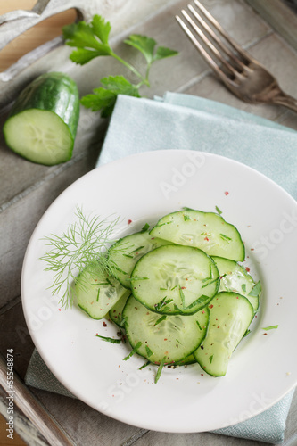 Photo: Frischer Gurkensalat Frischer Gurkensalat