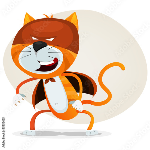 Vector: Comic Super Cat Comic Super Cat