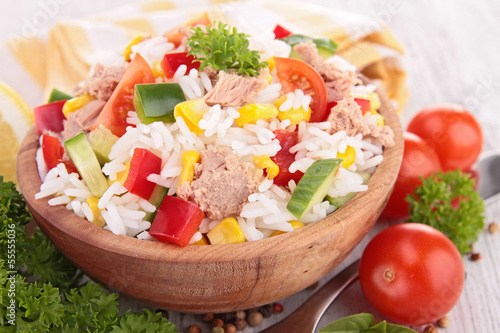 Photo: rice salad rice salad