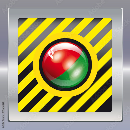 Vector: Alarm Splitlight rot gruen Alarm Splitlight rot gruen